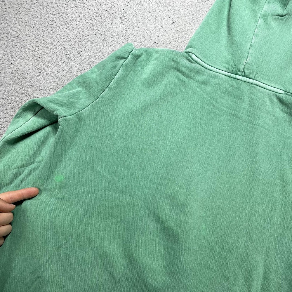 Polo Ralph Lauren Hoodie Mens Medium Green POLO 67 Graphic Sweatshirt *Flaws - Picture 8 of 13